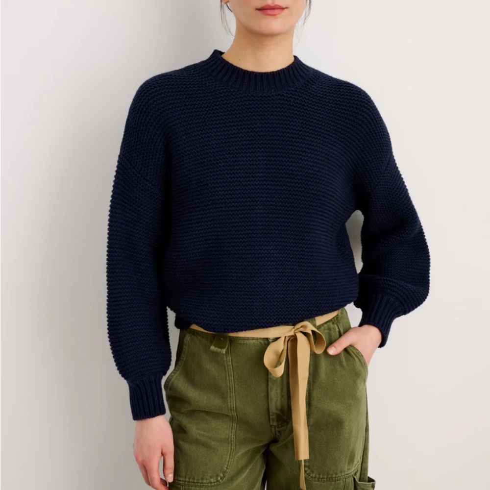 Alex Mill Navy reversible cardigan